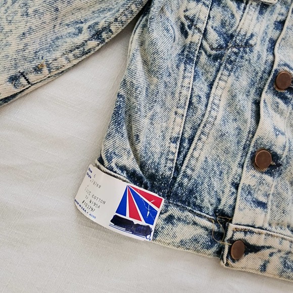 Vintage Deadstock Acid Wash Jacket kids 6 - Picture 4 of 11